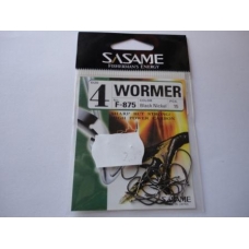 Anzois Sasame Wormer nº4 F-875 Black Nickel 15 Pcs